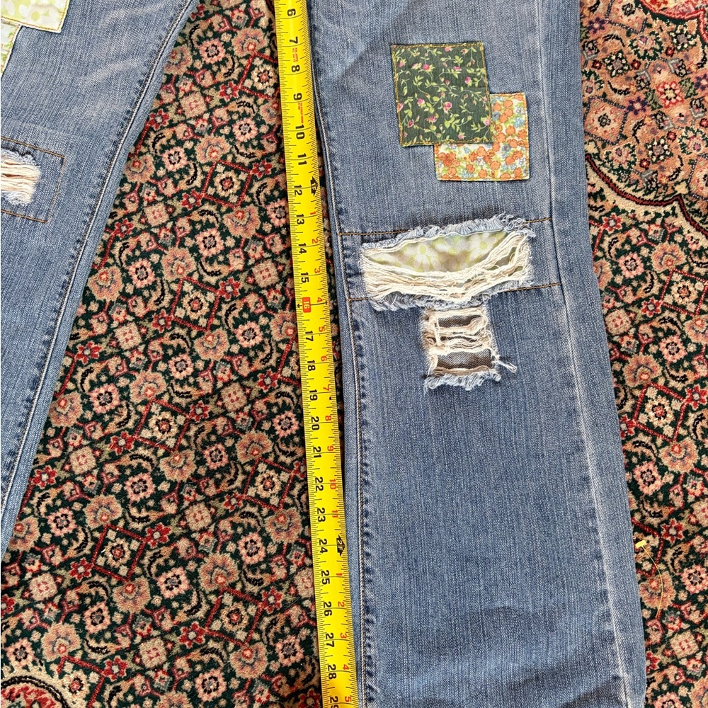 vintage Levi's 513 patchwork bootcut - image 3
